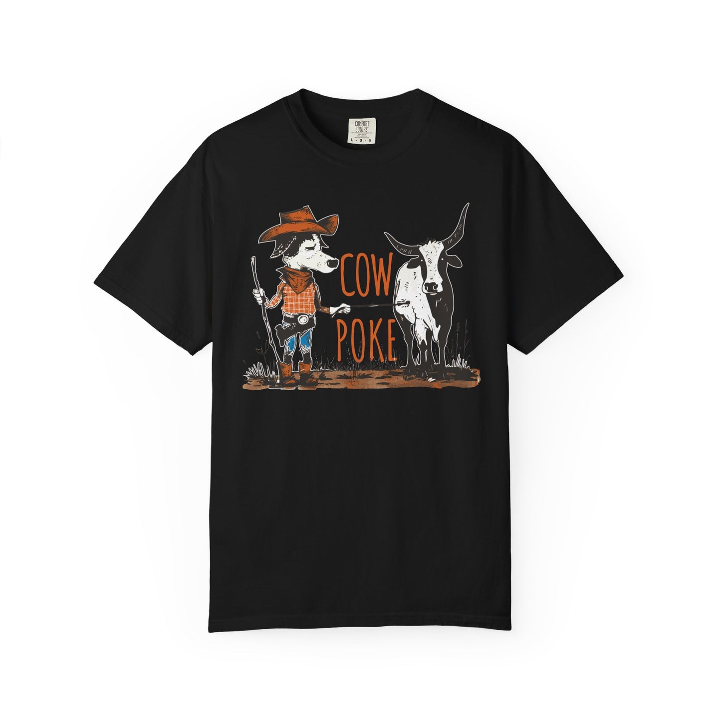 Cow Poke T-Shirt - Unisex Garment-Dyed