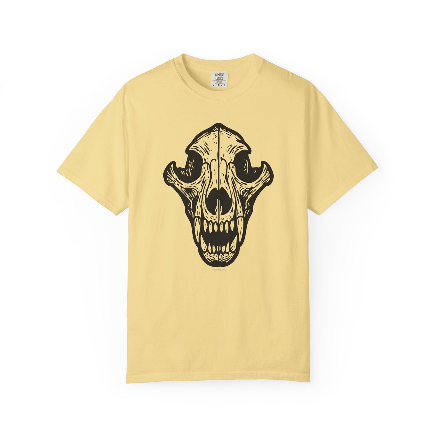 Dog Skull T-Shirt - Unisex Garment-Dyed Tee