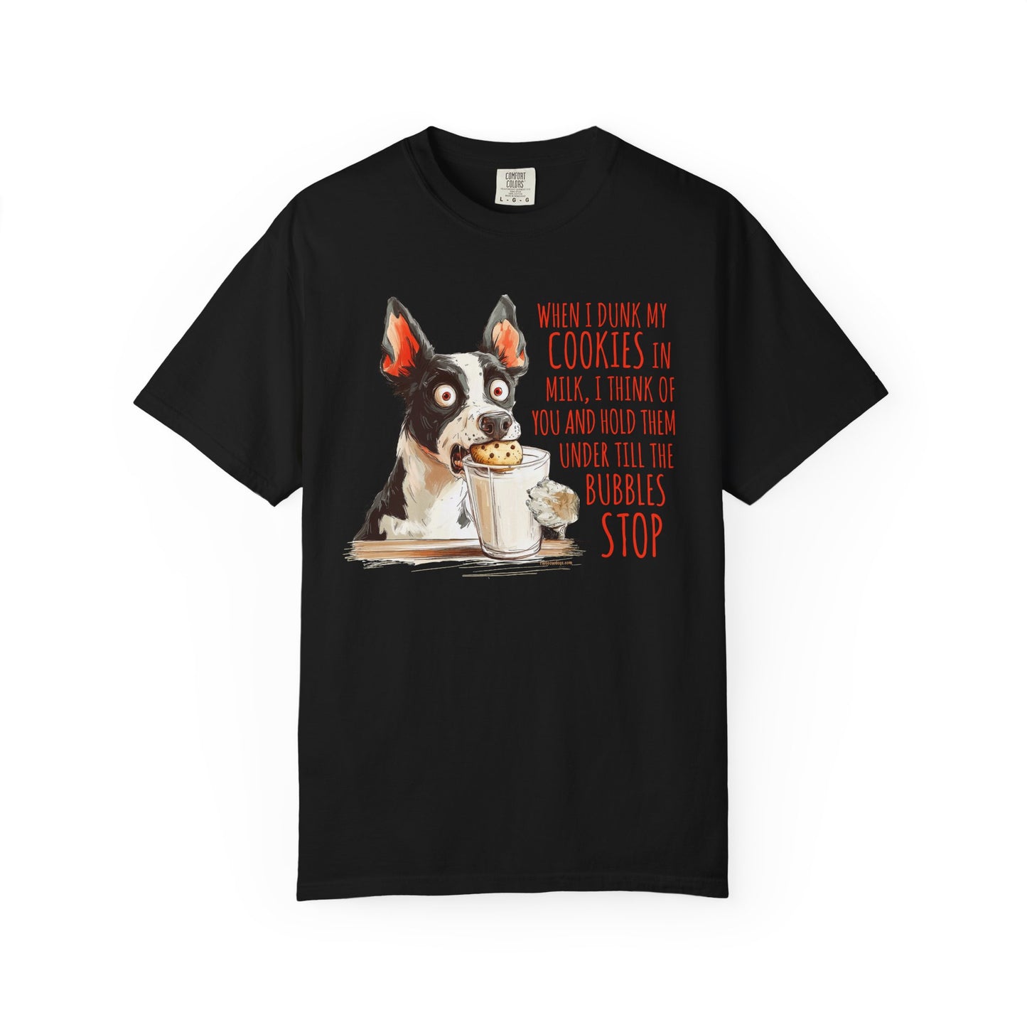Cowdog Dipping Cookies T-Shirt - Unisex
