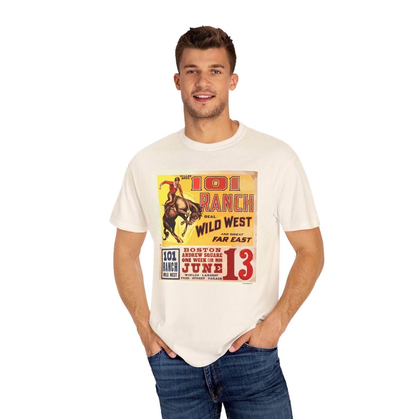 101 Rodeo T-Shirt - Unisex Garment-Dyed