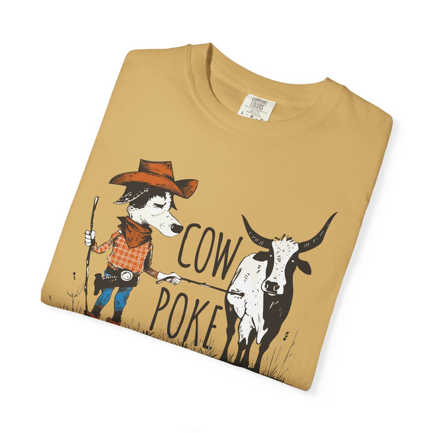 Cow Poke T-Shirt - Unisex Garment-Dyed