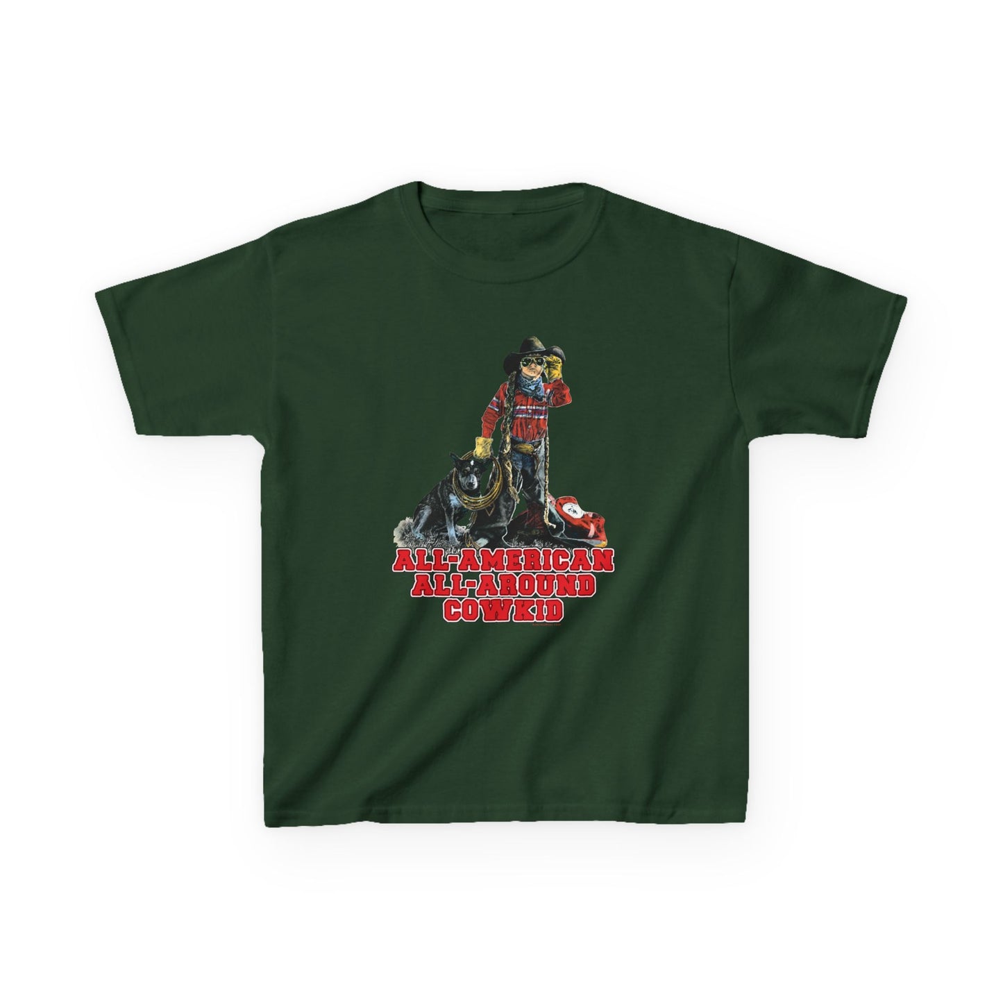 Kids- All-American All-Around Cowkid Heavy Cotton™ Tee