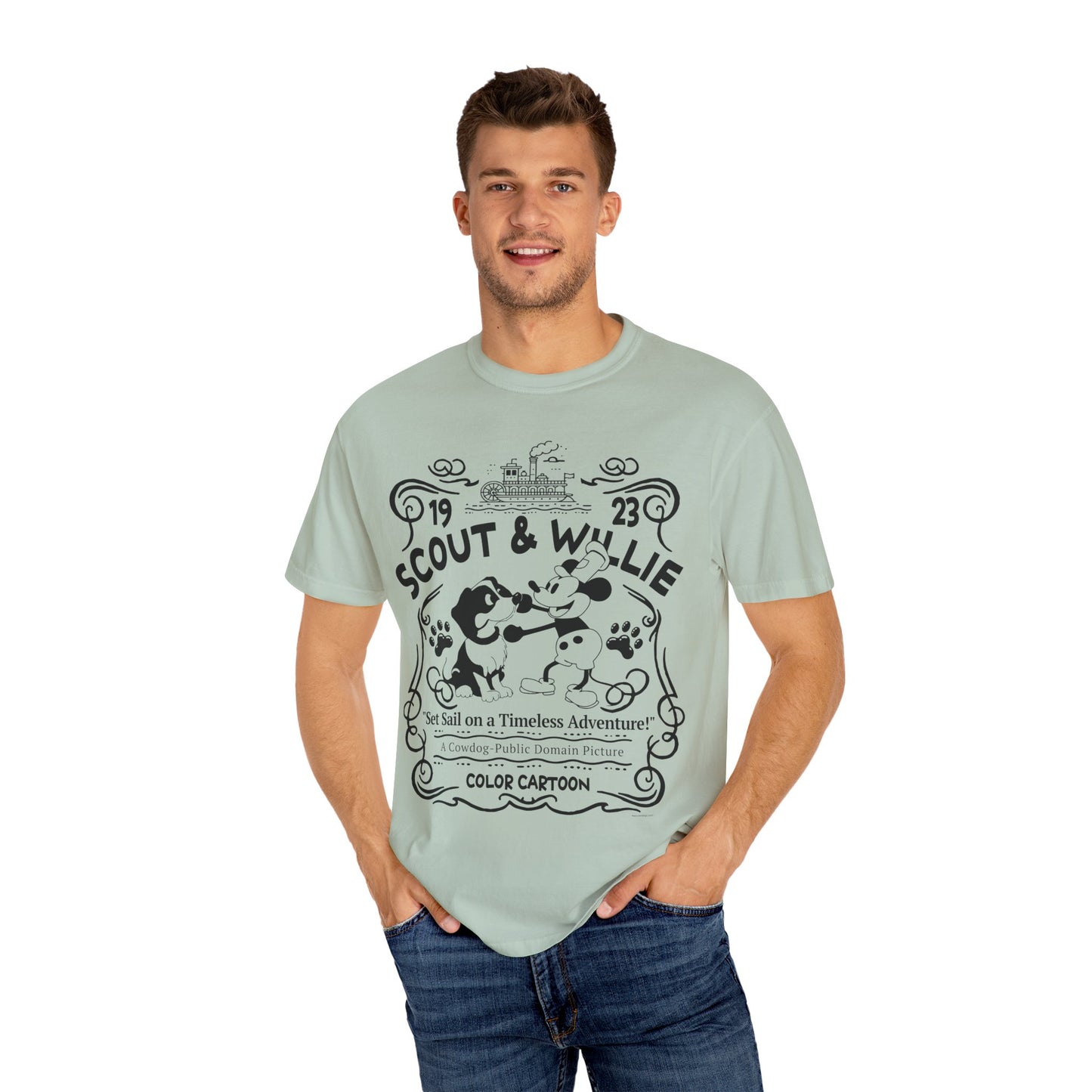 Vintage Scout and Steamboat Willie T-Shirt