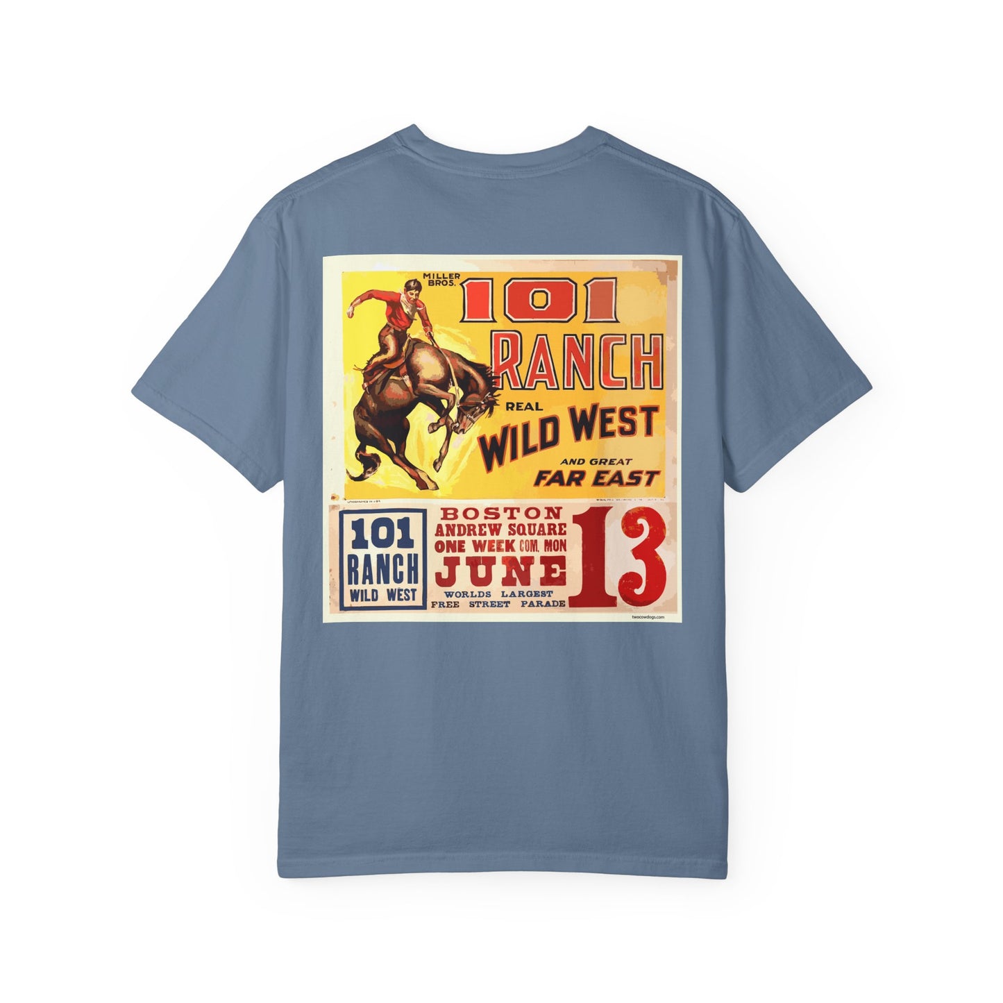 Vintage Wild West Rodeo T-Shirt, Front and Back