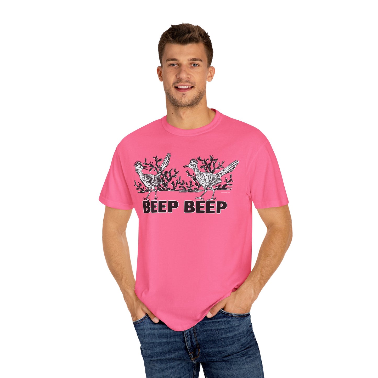 Beep Beep Roadrunner Garment-Dyed T-shirt