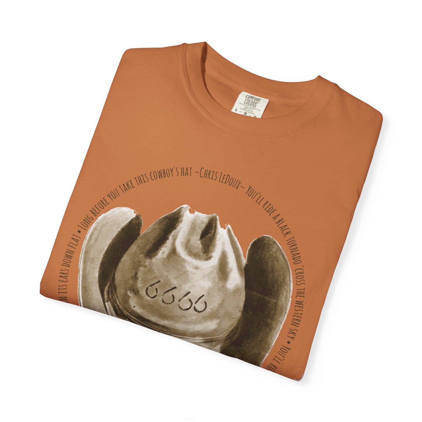 Unisex T-Shirt 6666 Cowboy Hat Design