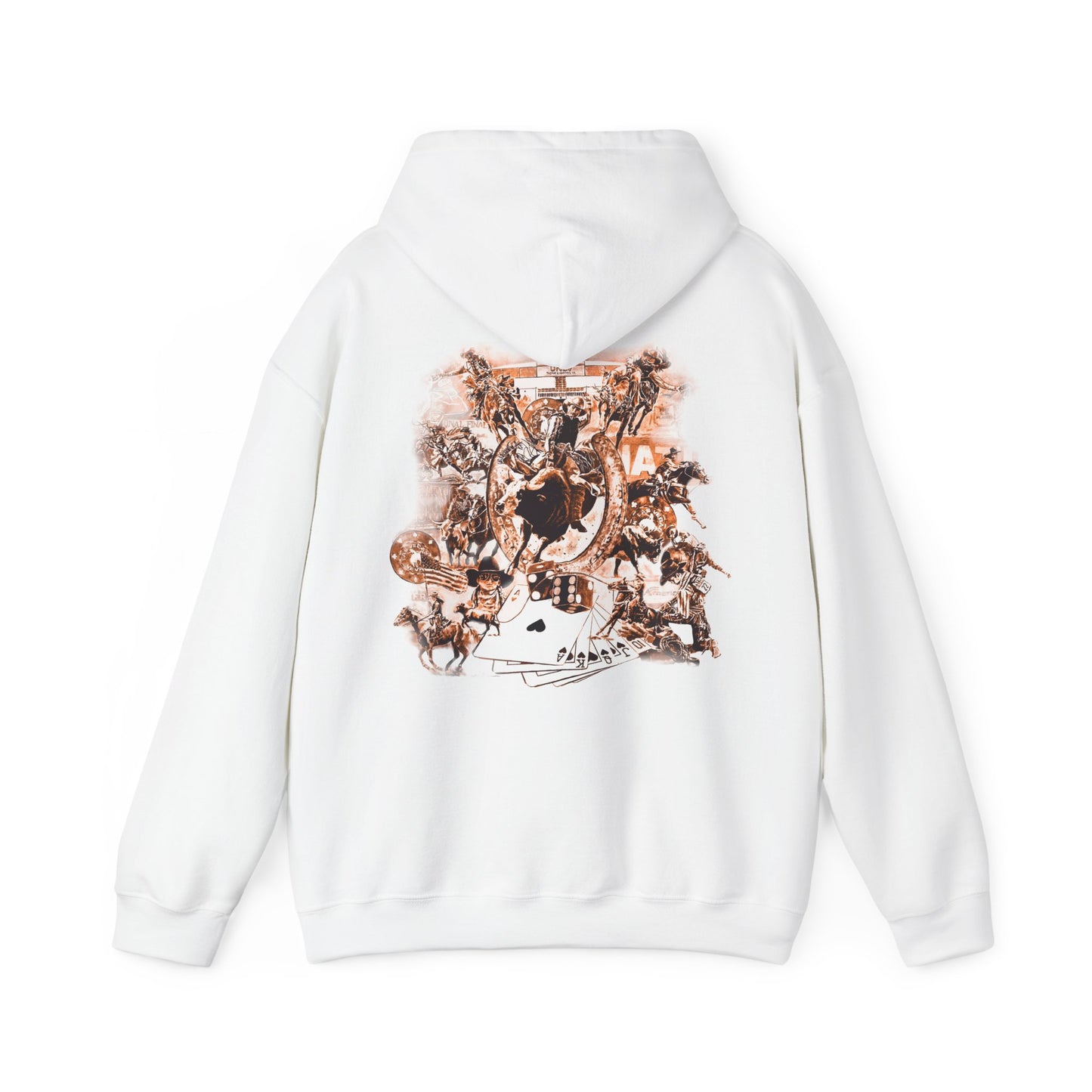 Vegas NFR Rodeo, Heavy-Blend Hooded Sweatshirt, National Finals Rodeo