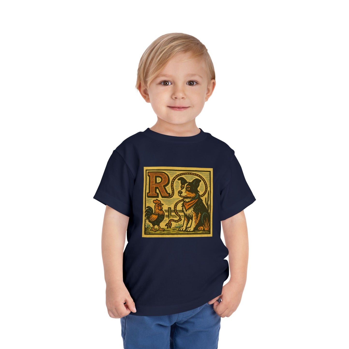 Western Block "R" Toddler Heavy Cotton™ Tee