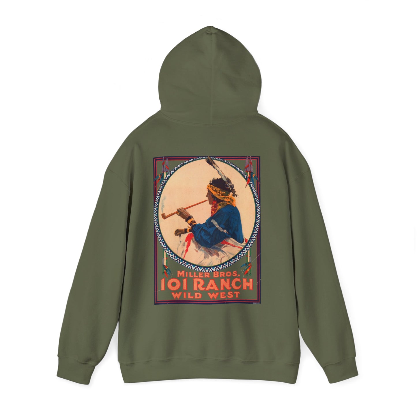 Vintage Wild West Show Hoodie Sweatshirt