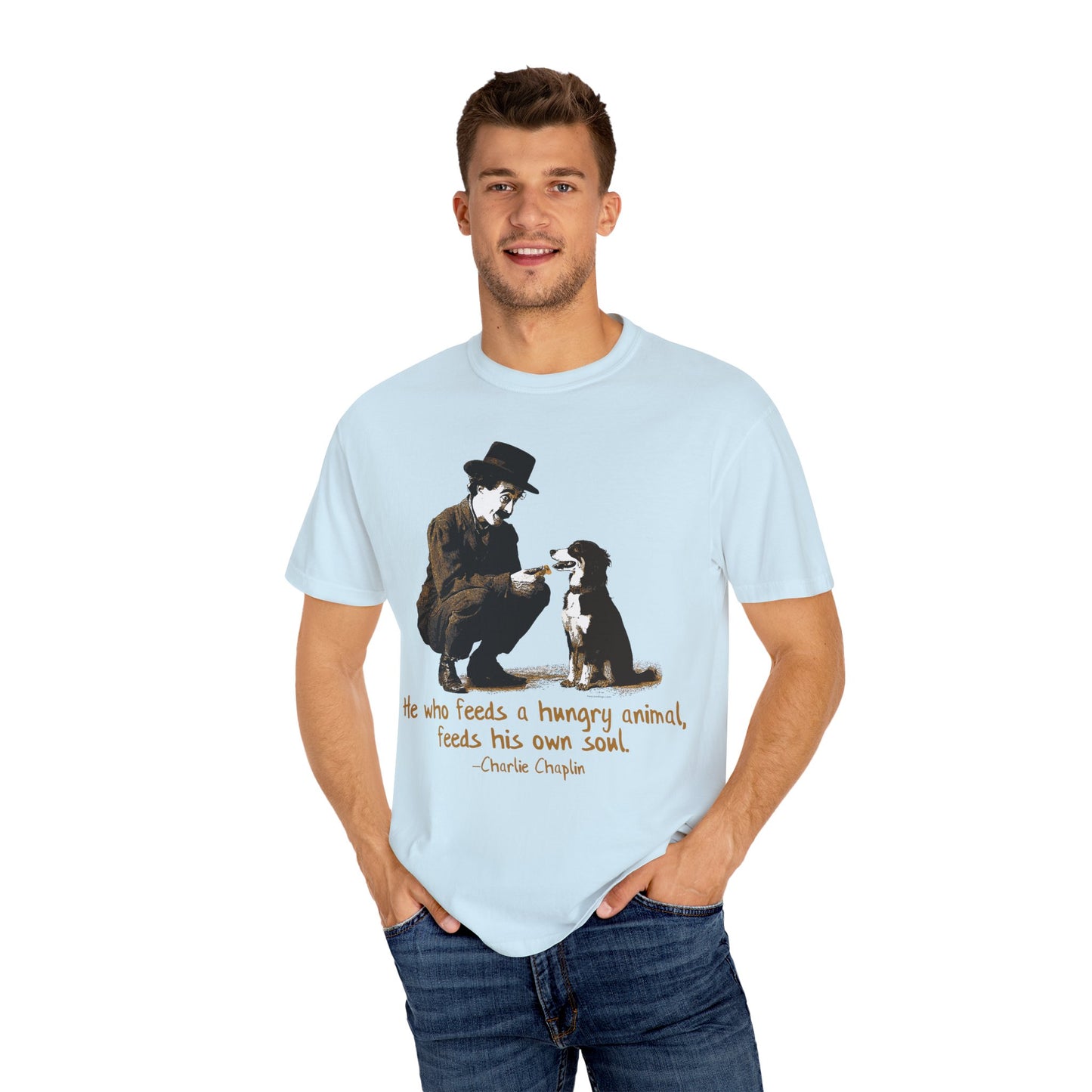 Vintage Chaplin Kindness Cowdog T-shirt
