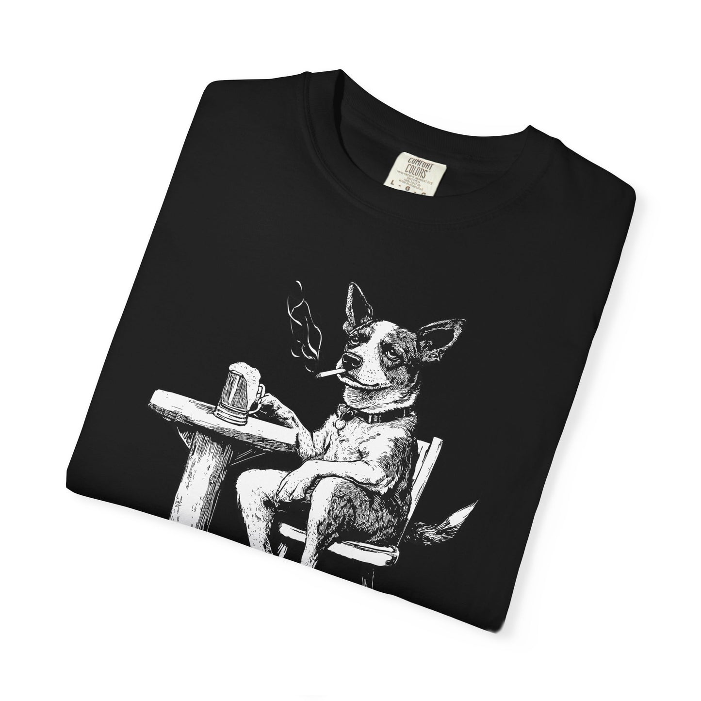 Dog Drinking Beer T-Shirt for Dog Lovers