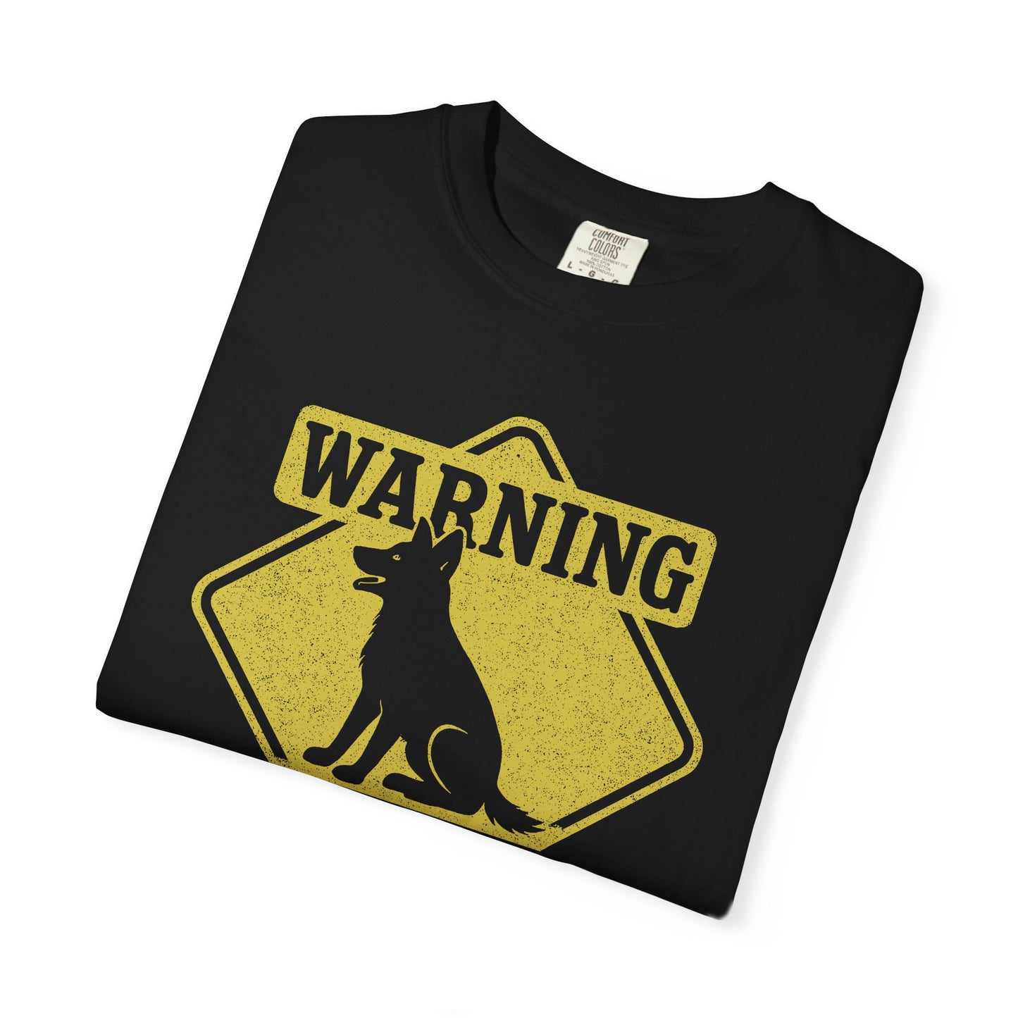 Dog Lover T-shirt - Warning: Easily Distracted by Dogs