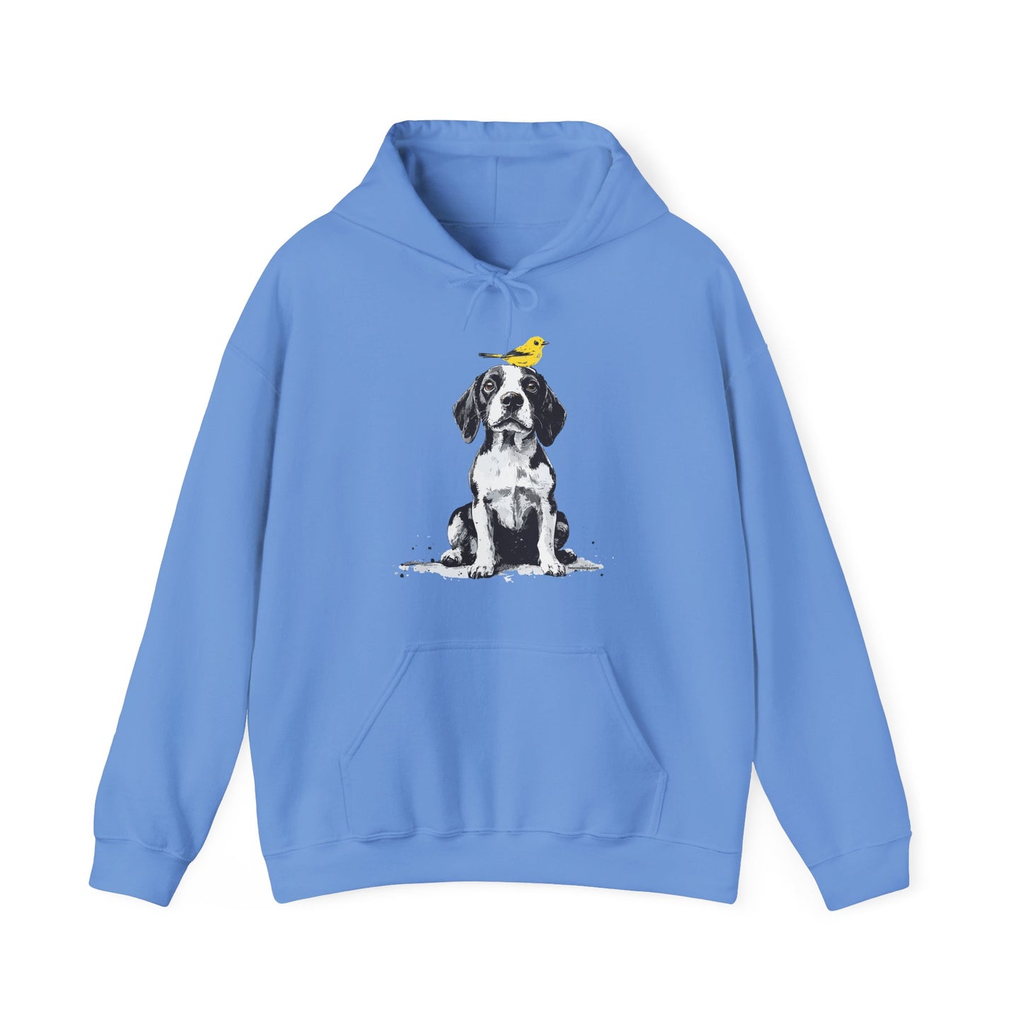 Beagle and Yellow Bird Soft Hoodie