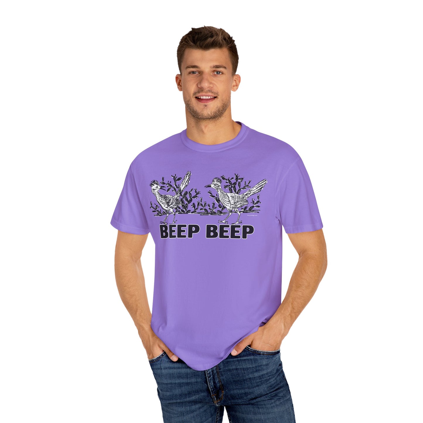Beep Beep Roadrunner Garment-Dyed T-shirt