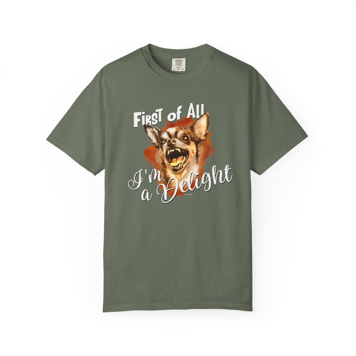 Chihuahua T-shirt - Unisex Garment-Dyed