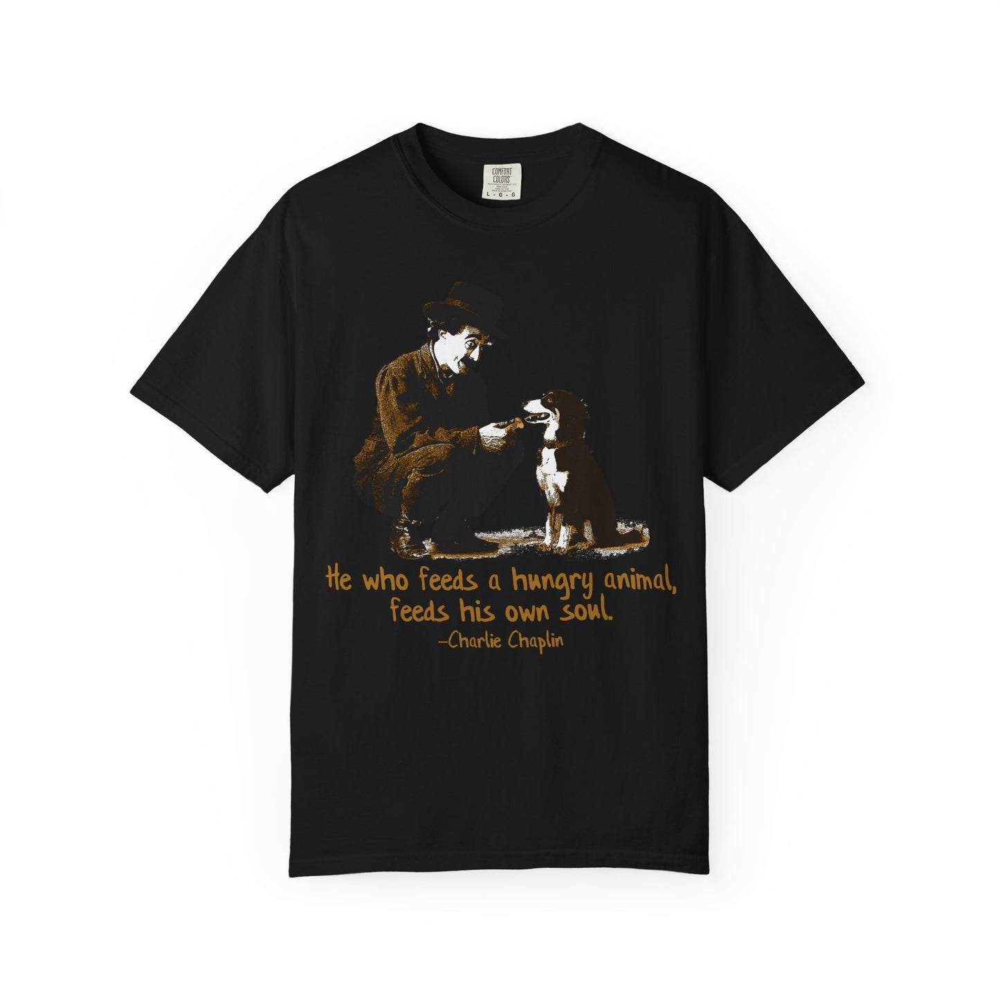 Vintage Chaplin Kindness Cowdog T-shirt