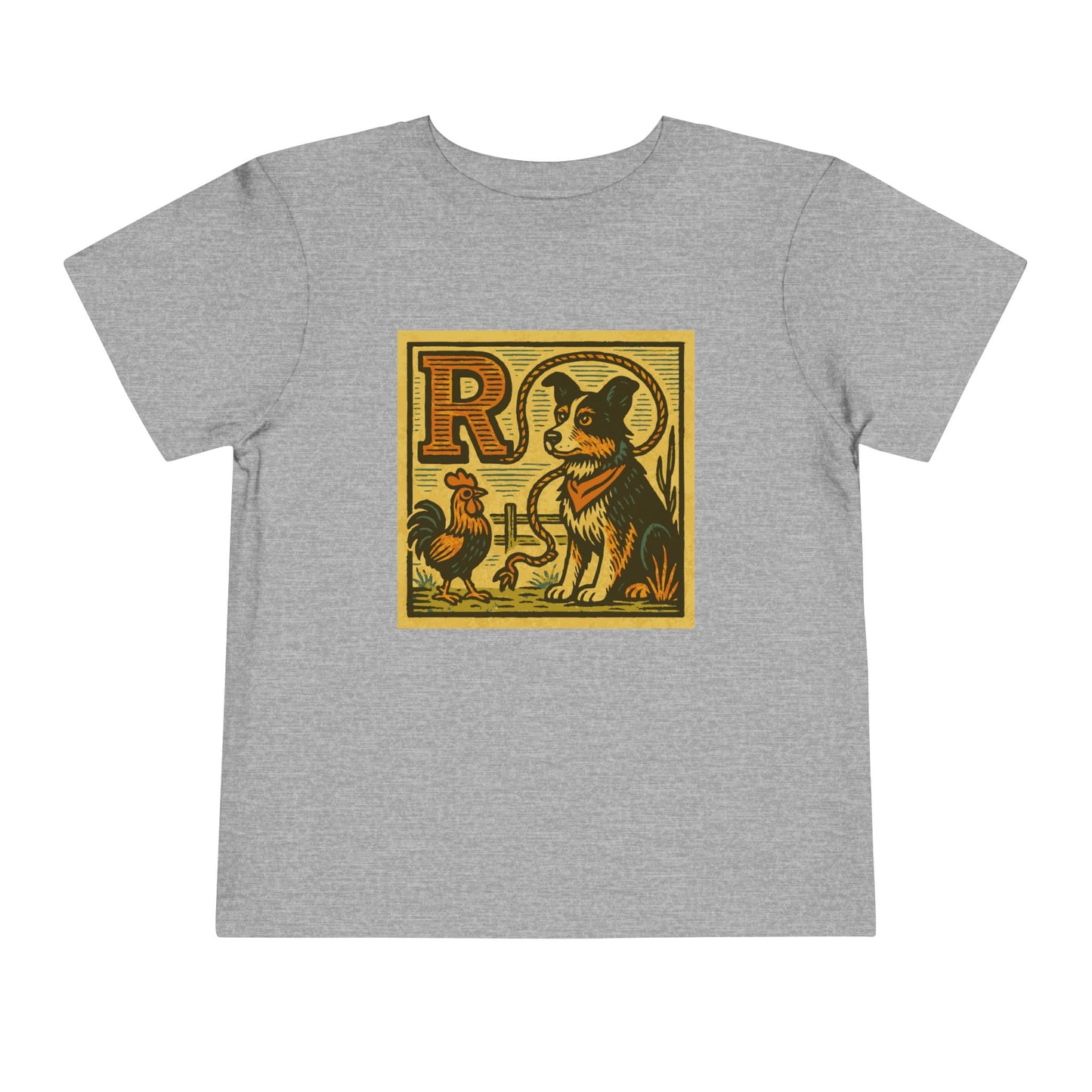 Western Block "R" Toddler Heavy Cotton™ Tee