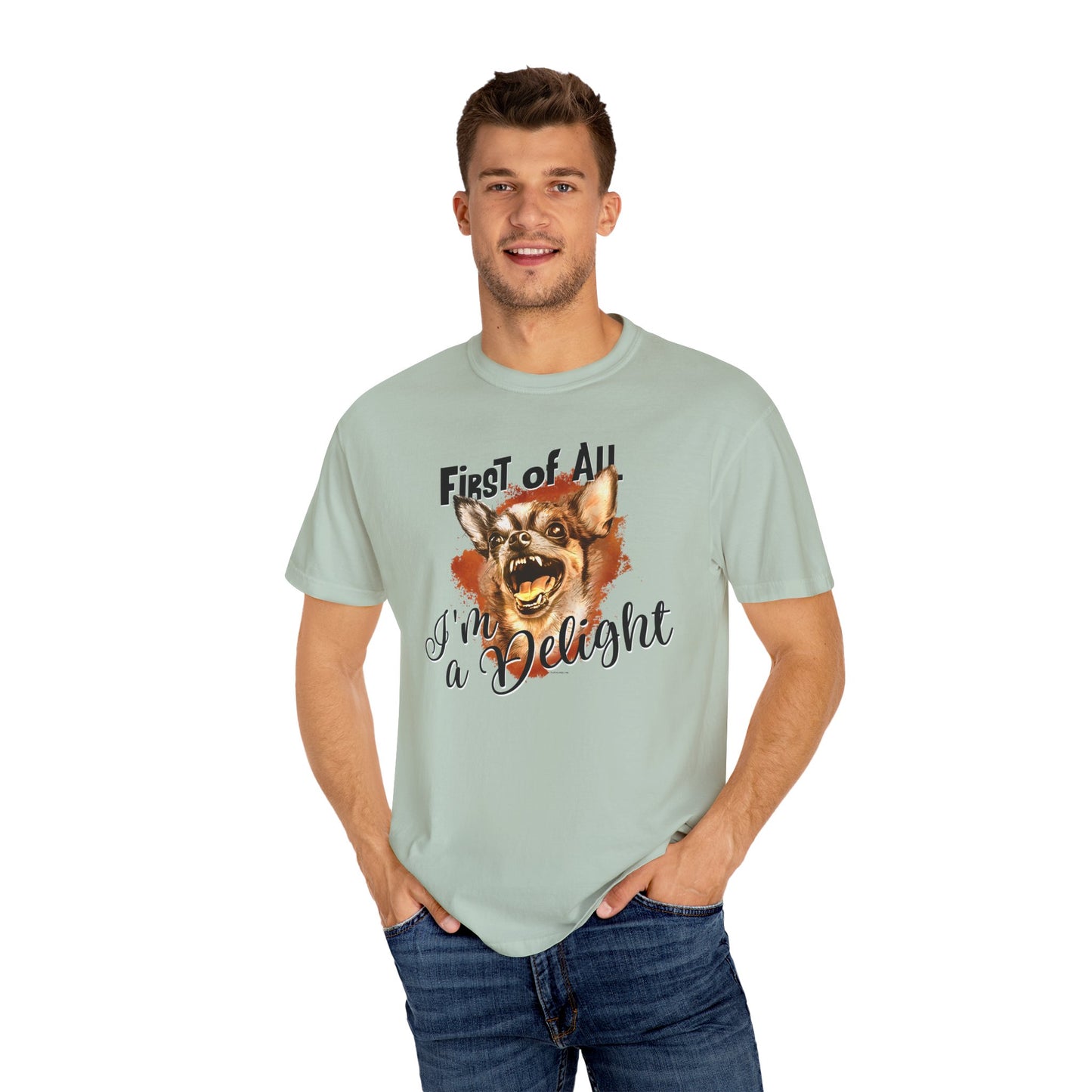 Chihuahua T-shirt - Unisex Garment-Dyed