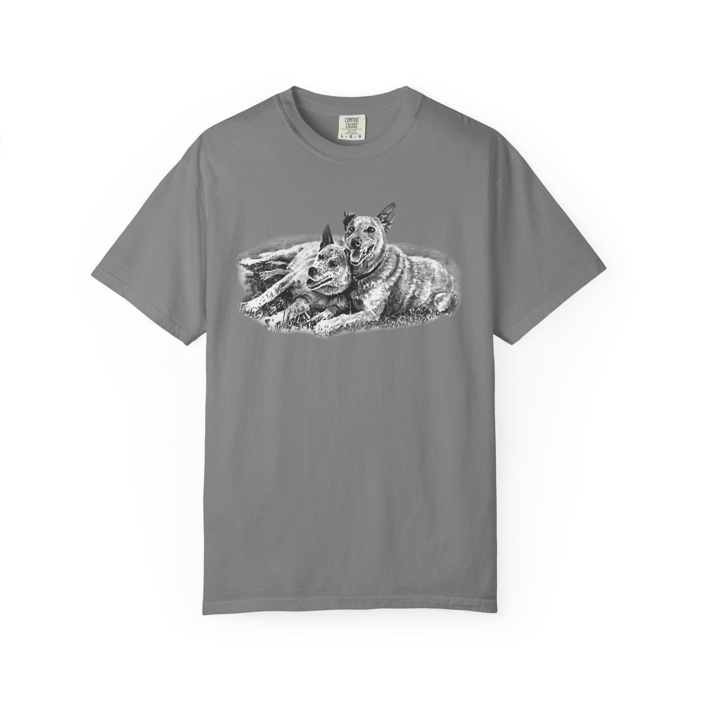 Two Red Heeler Cowdogs Unisex T-Shirt