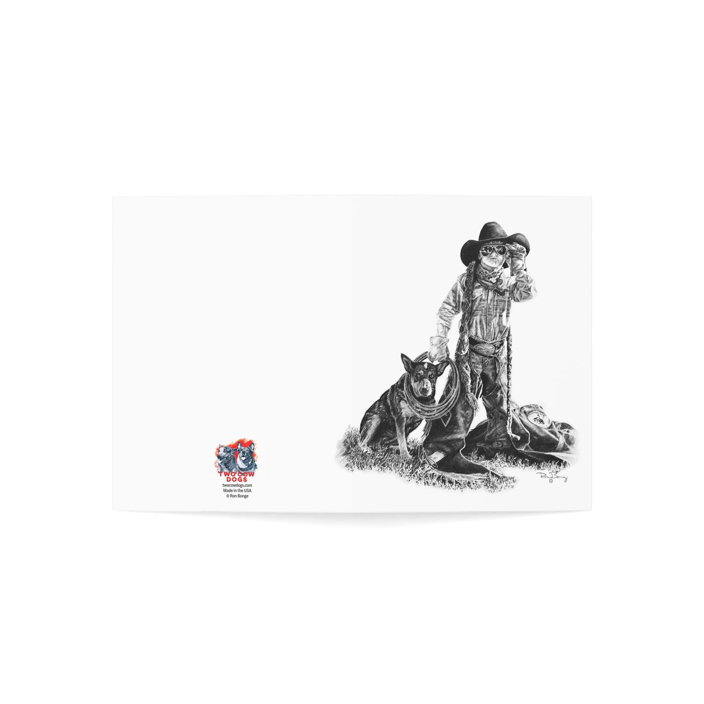 Future All-Around Cowboy Blank Notecards