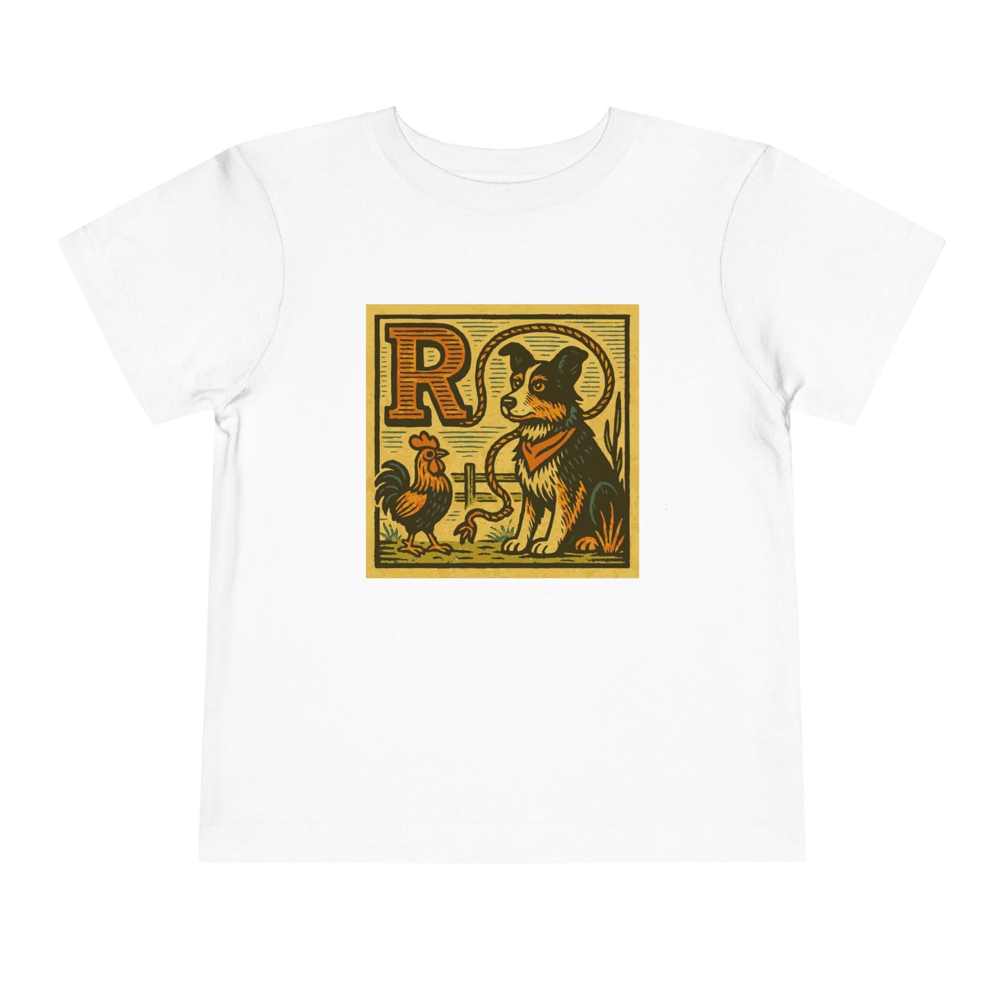 Western Block "R" Toddler Heavy Cotton™ Tee