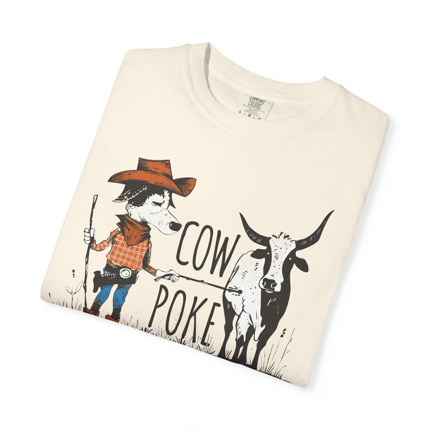 Cow Poke T-Shirt - Unisex Garment-Dyed