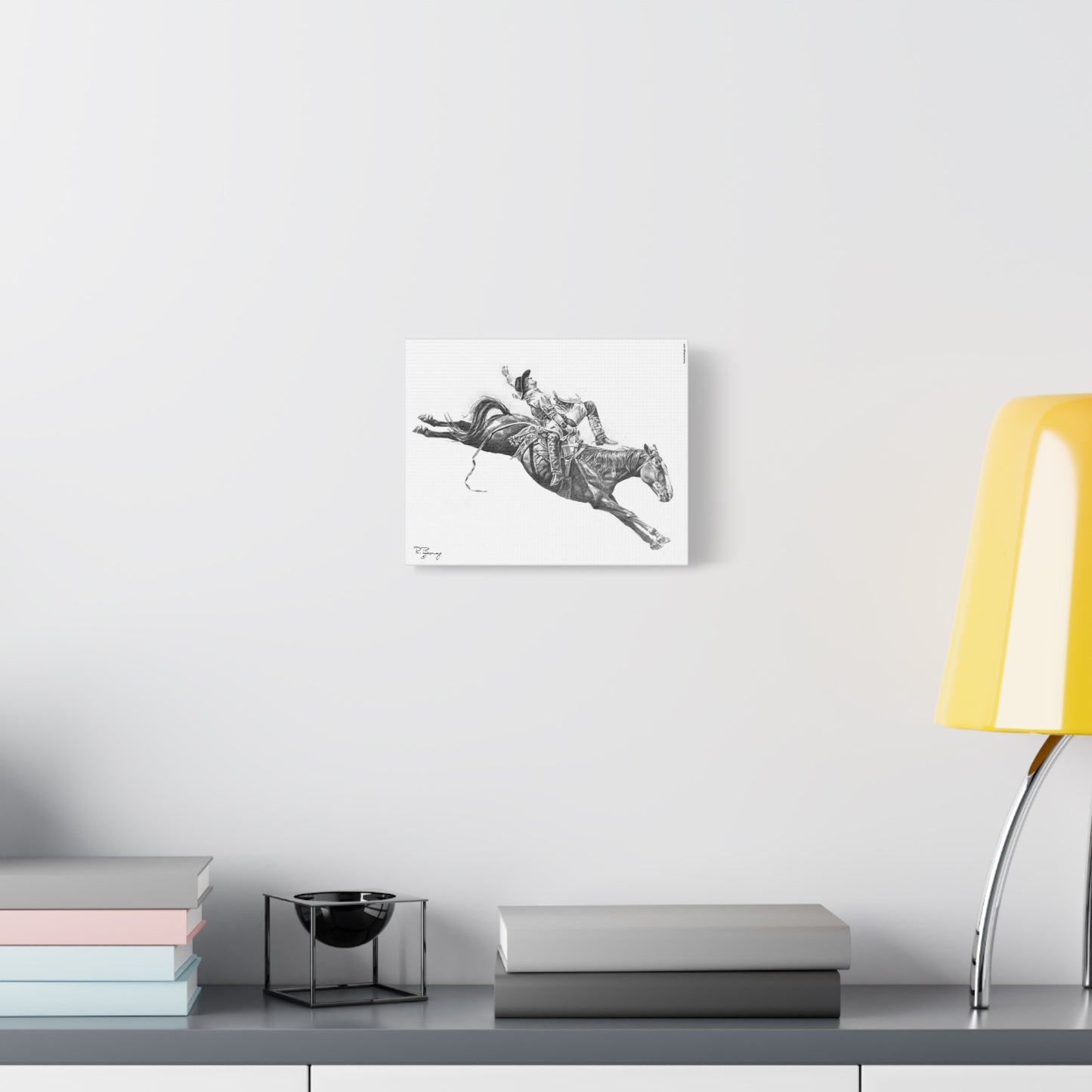 Bareback Rider, Custom Stretched Canvas