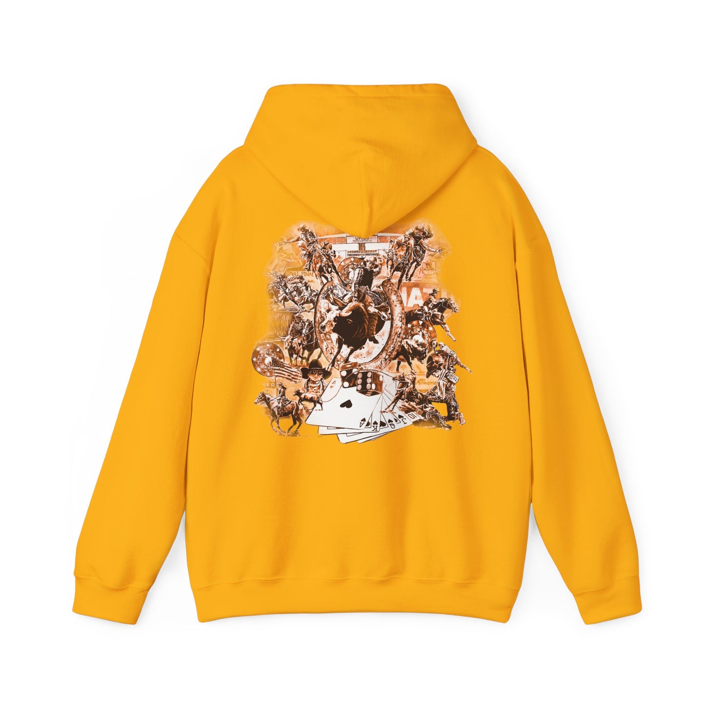 Vegas NFR Rodeo, Heavy-Blend Hooded Sweatshirt, National Finals Rodeo