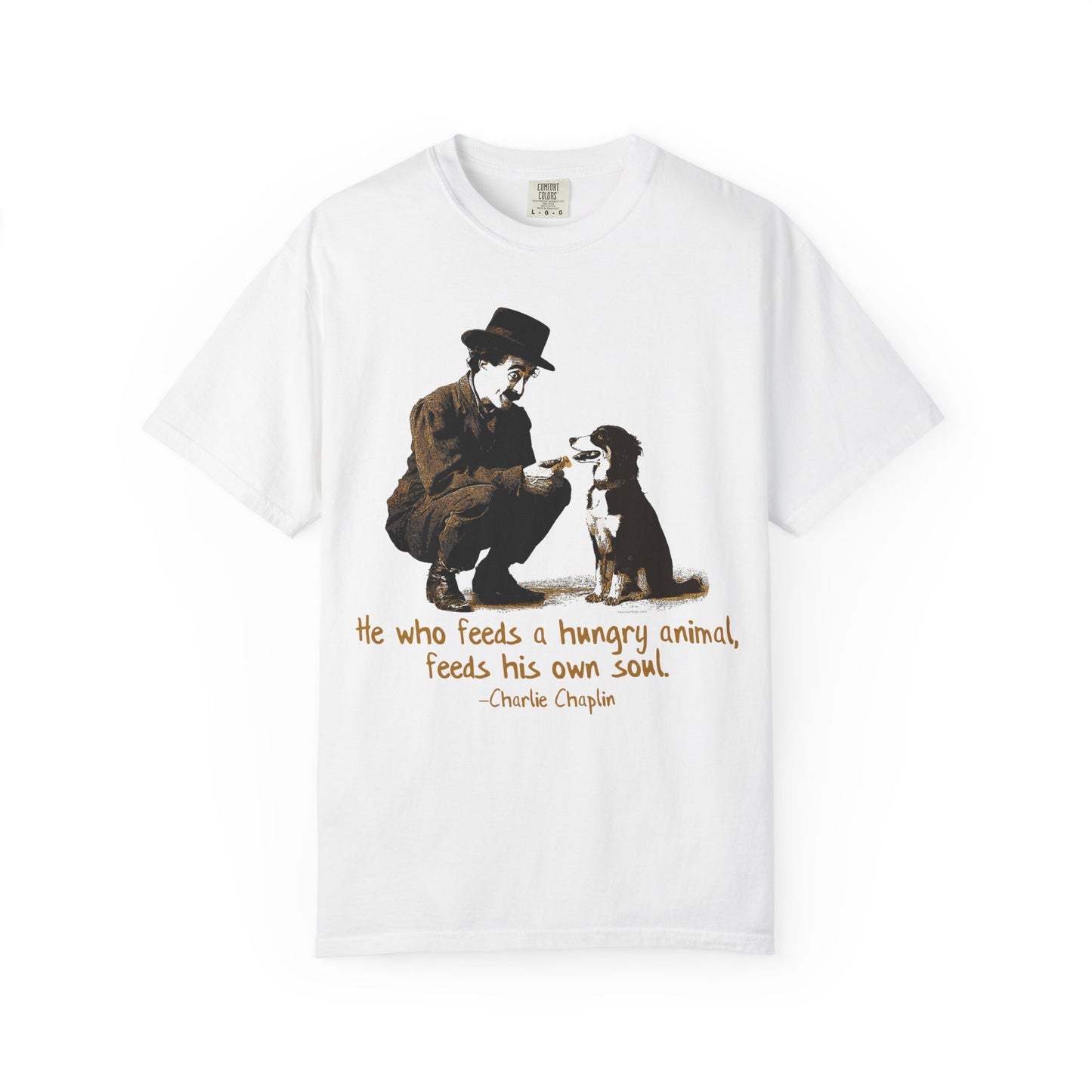 Vintage Chaplin Kindness Cowdog T-shirt