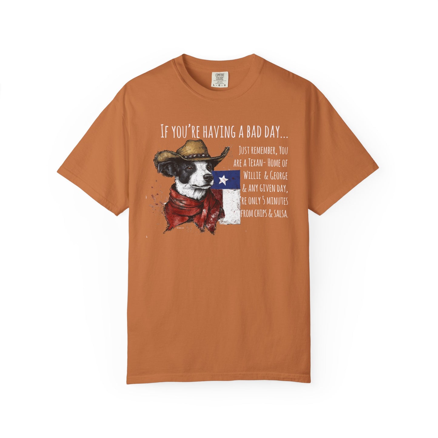 Texas Unisex Garment-Dyed T-shirt - If You're Having a Bad Day