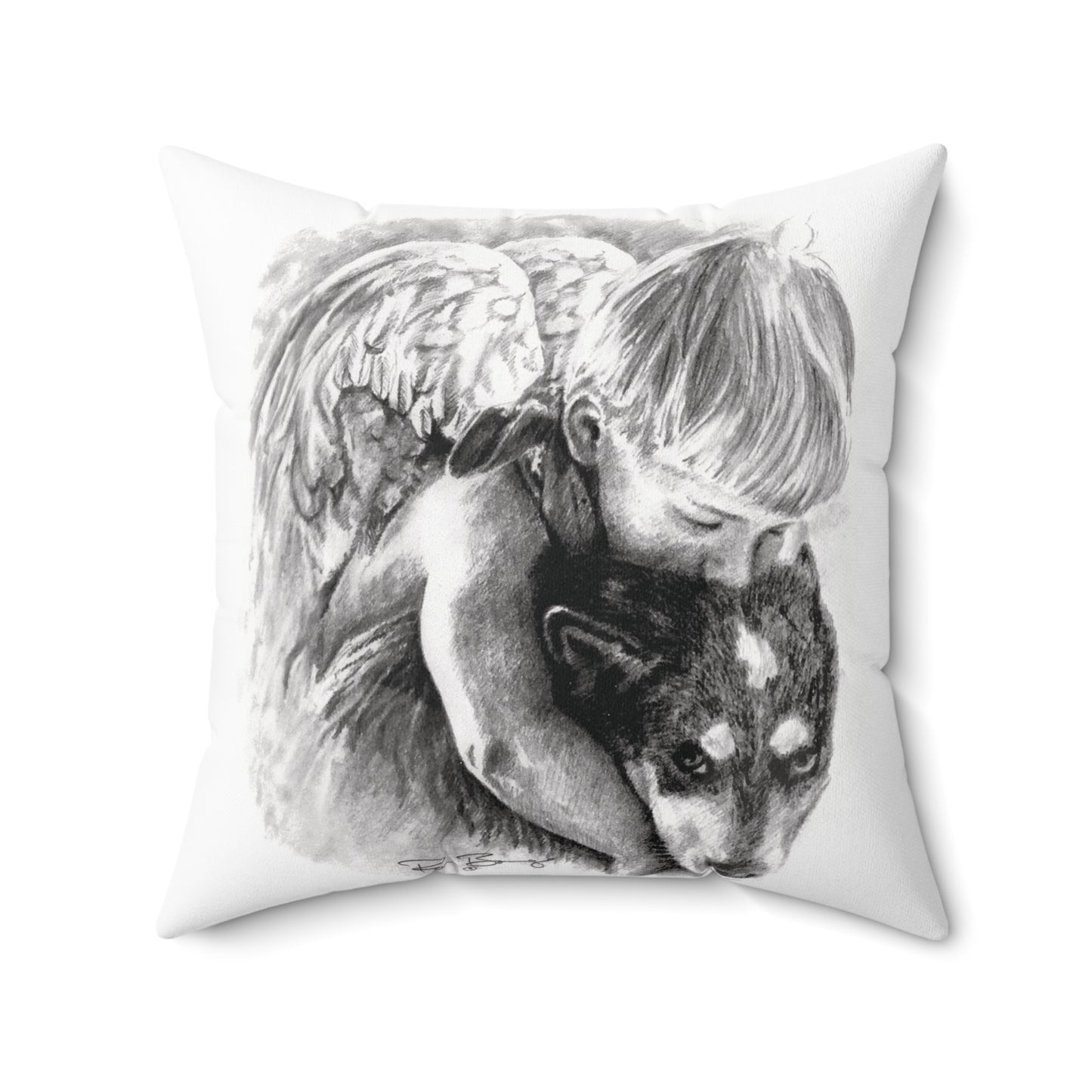 Cowkid Angel Pillow
