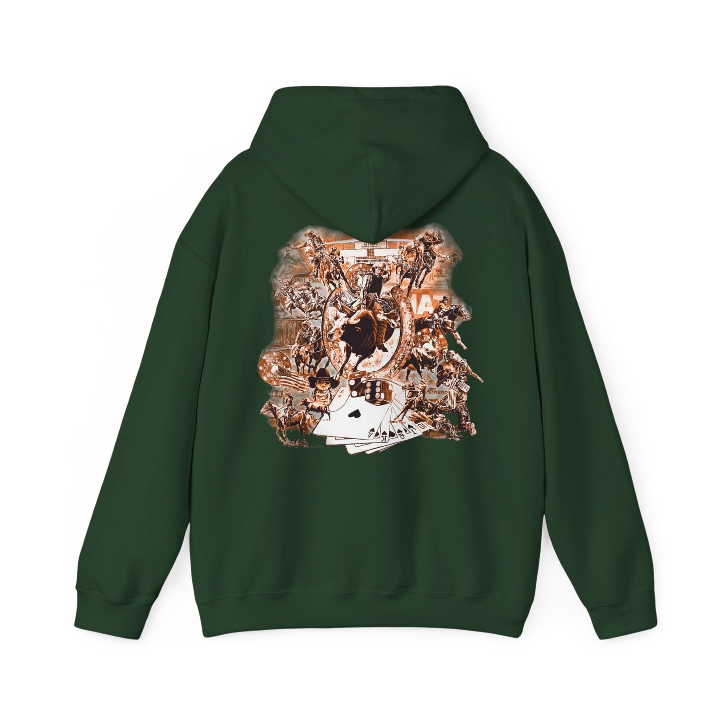 Vegas NFR Rodeo, Heavy-Blend Hooded Sweatshirt, National Finals Rodeo