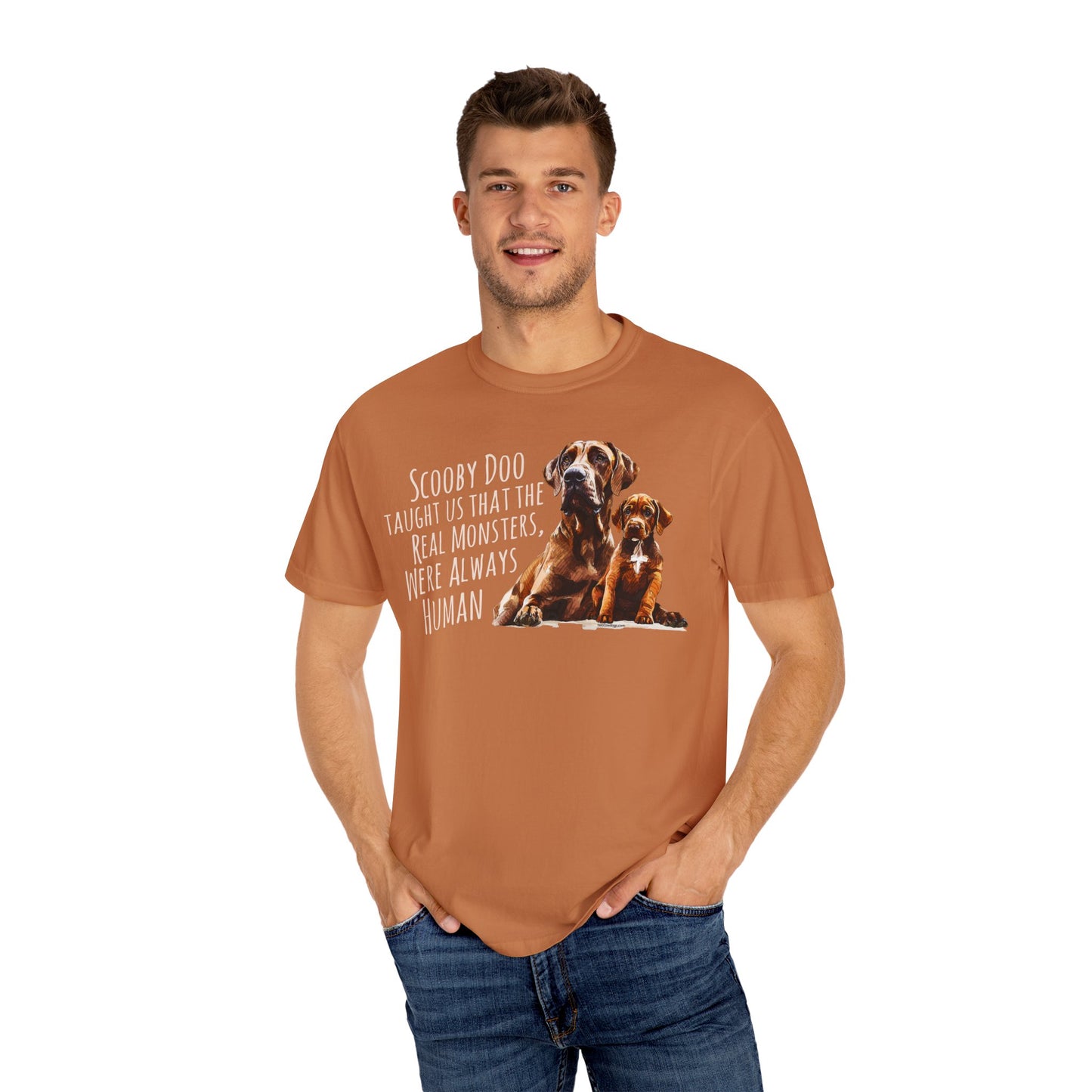 Scooby Scrappy Unisex Garment-Dyed T-shirt