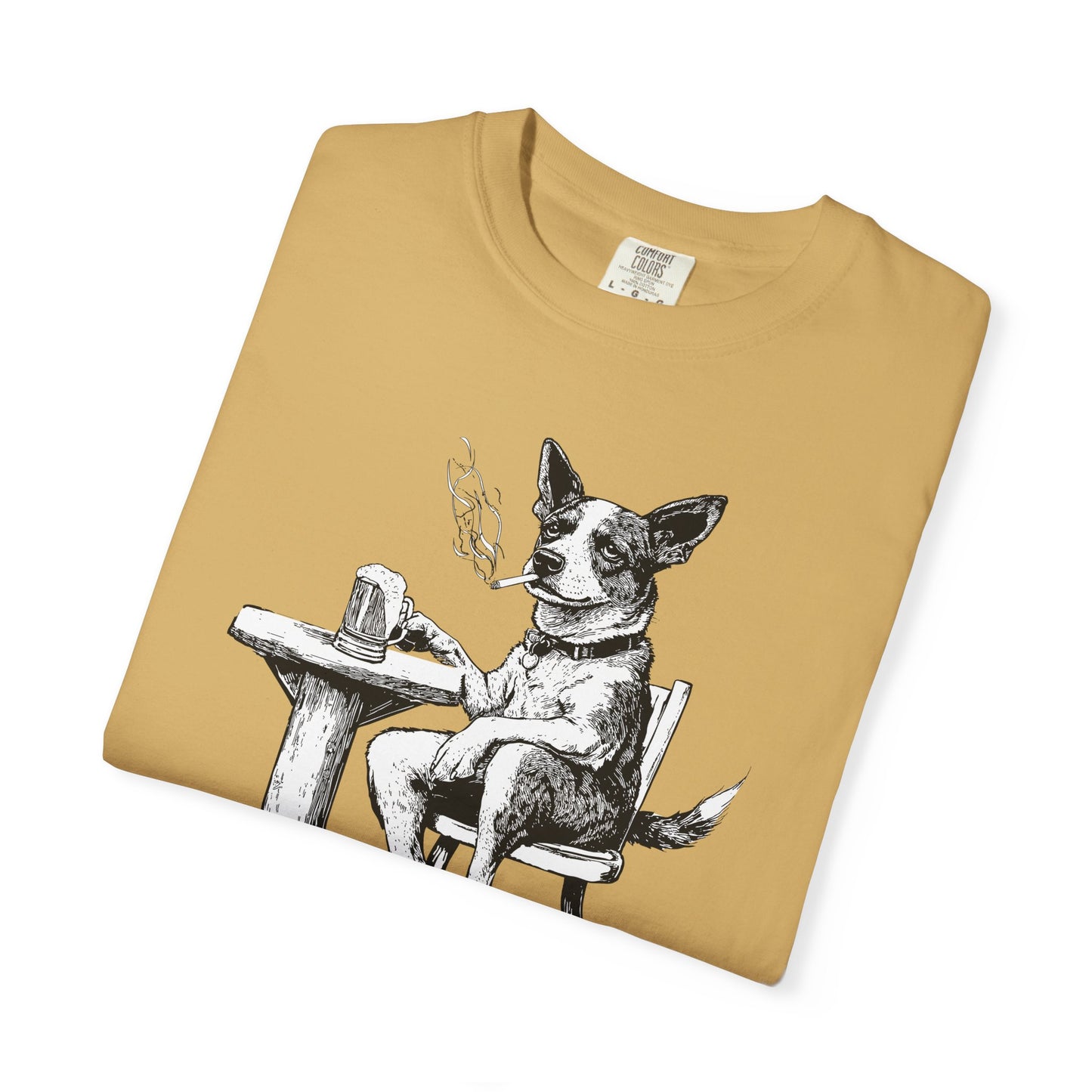 Dog Drinking Beer T-Shirt for Dog Lovers