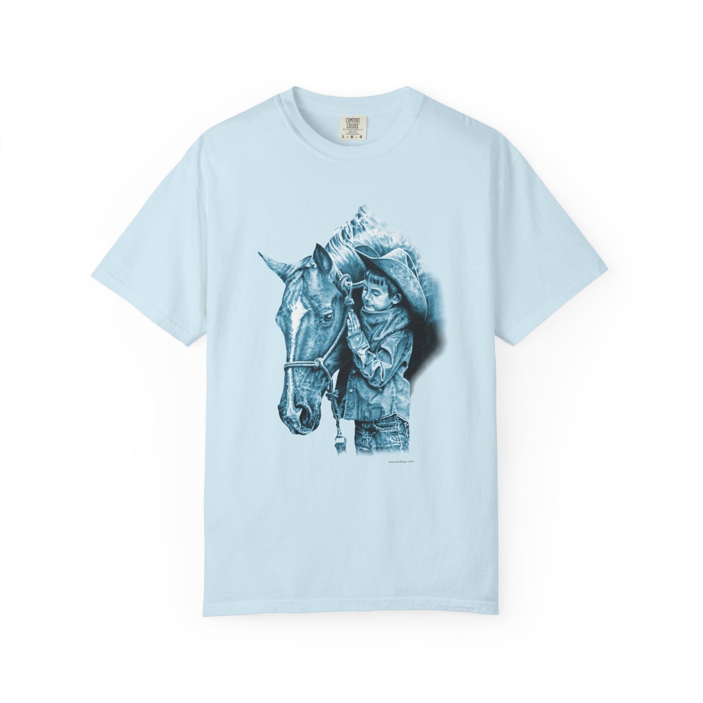 Horse Gift Tee Shirt, Cowkid gets pony for present