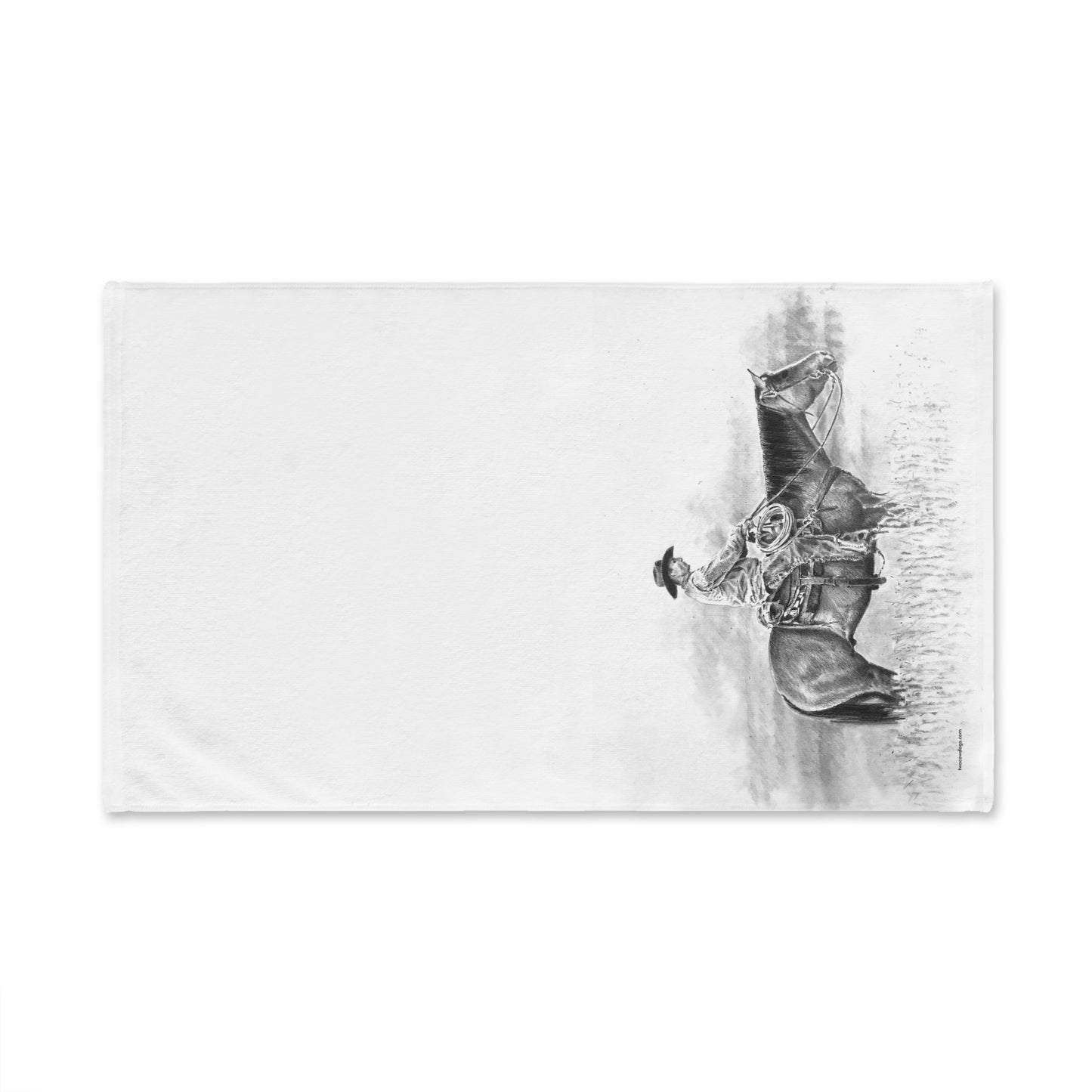 Microfiber Tea Towel - Pasture Cowboy Design