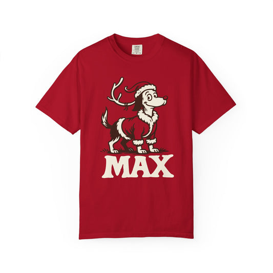 Max the Christmas Cowdog T-shirt