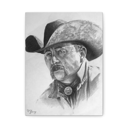 New Mexico Cowboy, Custom Stretched Canvas