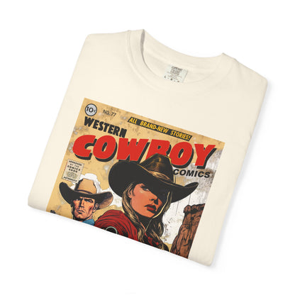 Western Comic Book T-Shirt - Ruby Don't Take Your Love to Town