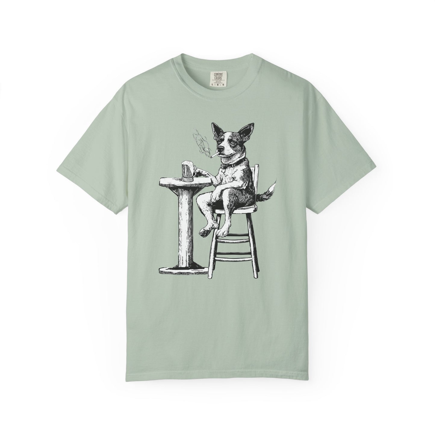 Dog Drinking Beer T-Shirt for Dog Lovers