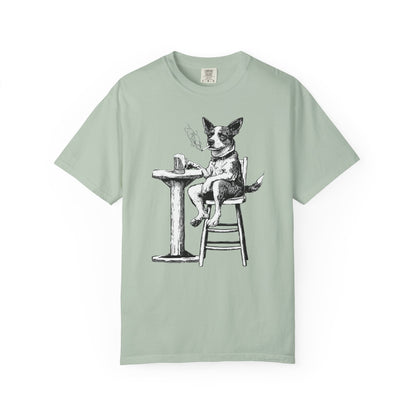 Dog Drinking Beer T-Shirt for Dog Lovers