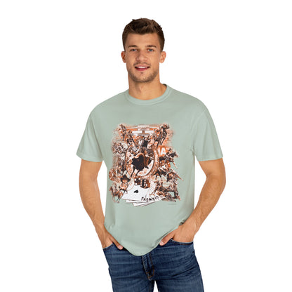 Vegas Rodeo Collage Garment Dyed T-Shirt