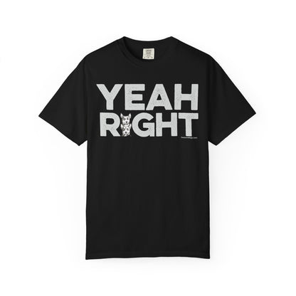 YEAH RIGHT, Garment Dyed T-Shirt