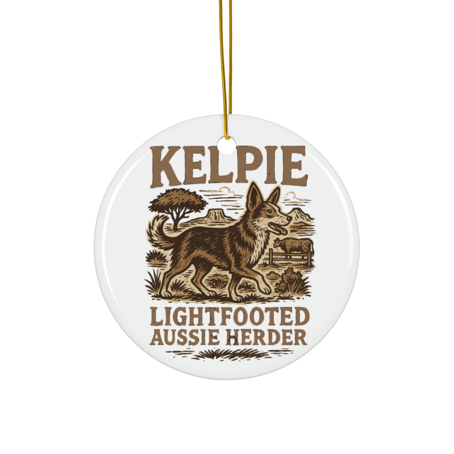 Kelpie Dog Ornament