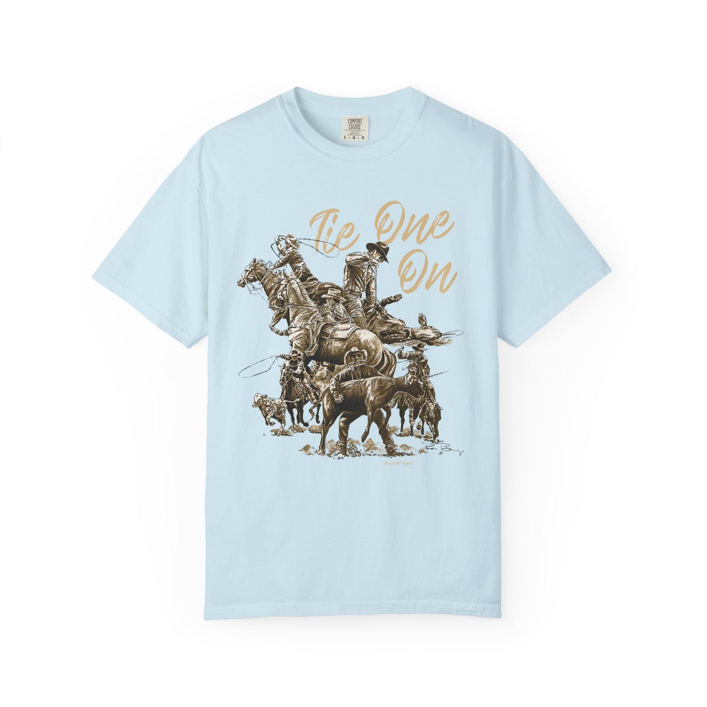 Rodeo Calf Roping, Tie-Down T-Shirt