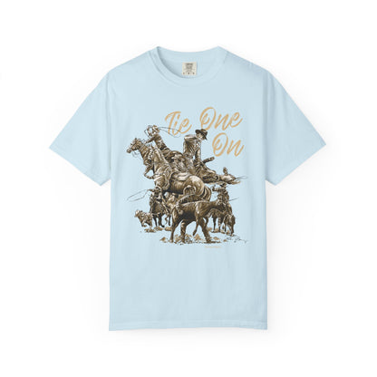 Rodeo Calf Roping, Tie-Down T-Shirt