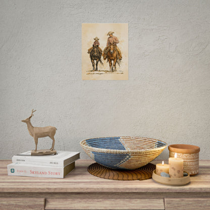 Father and Son Archival Print Poster