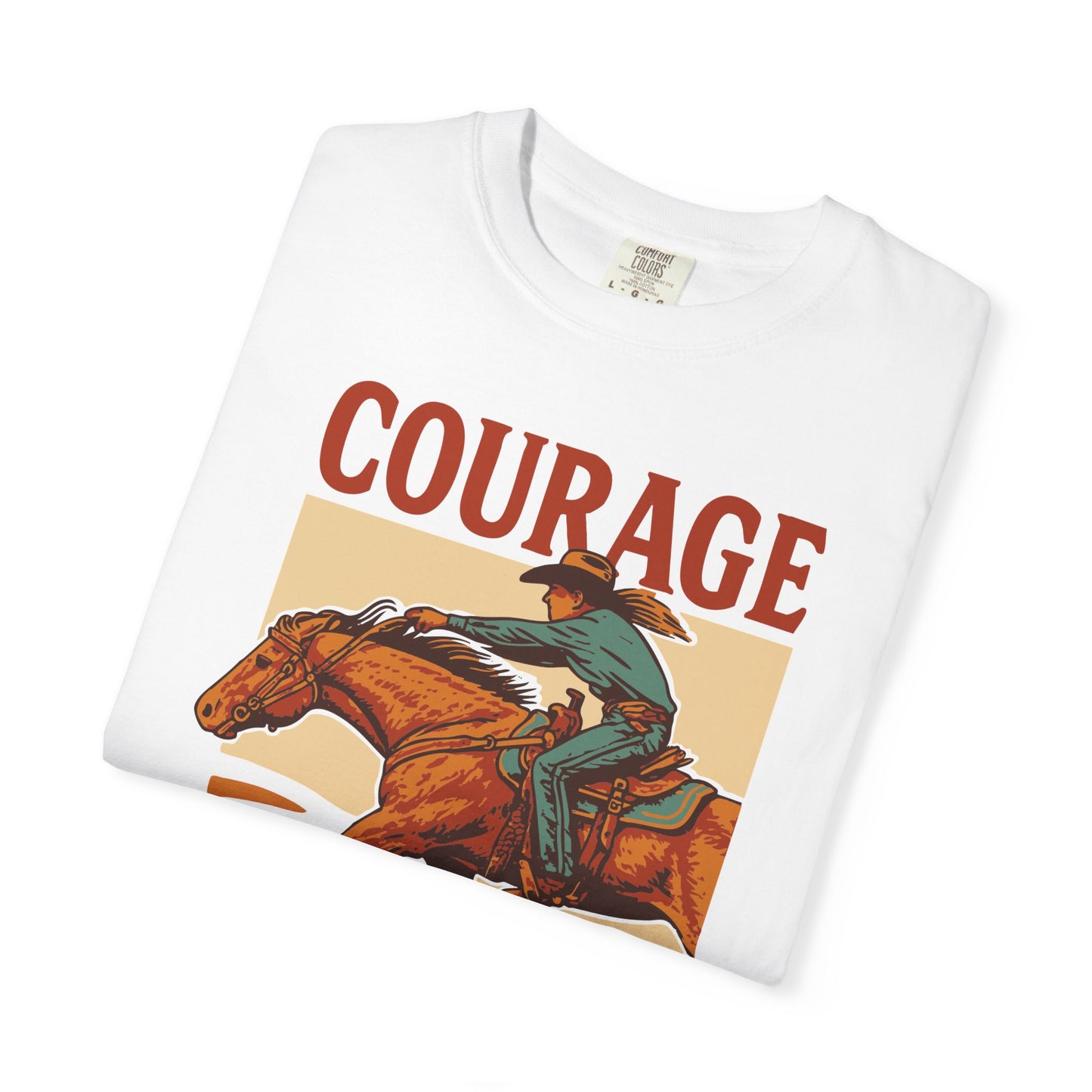 Barrel Racing Courage Graphic T-Shirt