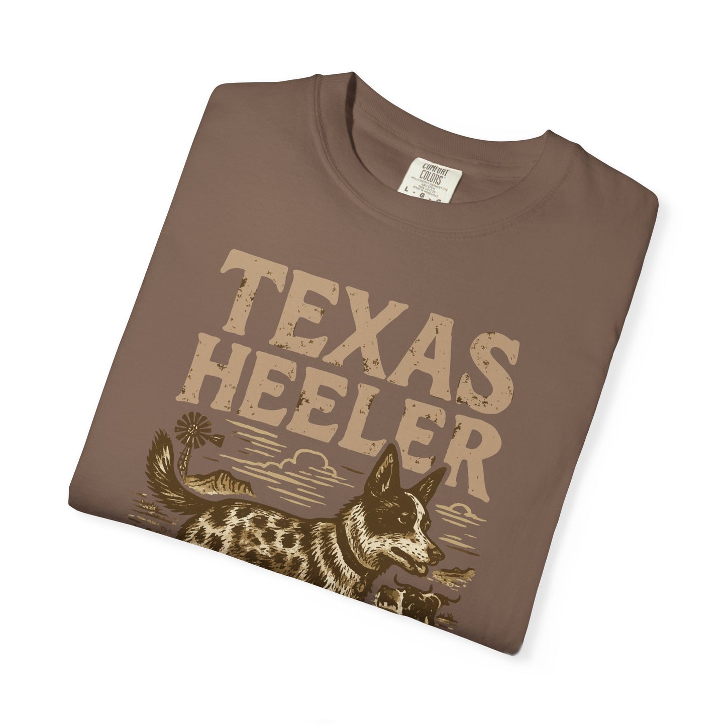 Texas Heeler Ranch Dog T-Shirt — Grit, Lightning & Loyalty