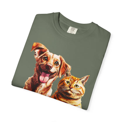 Odie and His Fat Cat Friend Super-Soft Tee